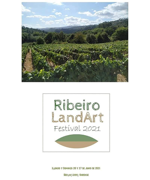 cartel del festival Ribeiro Land Art
