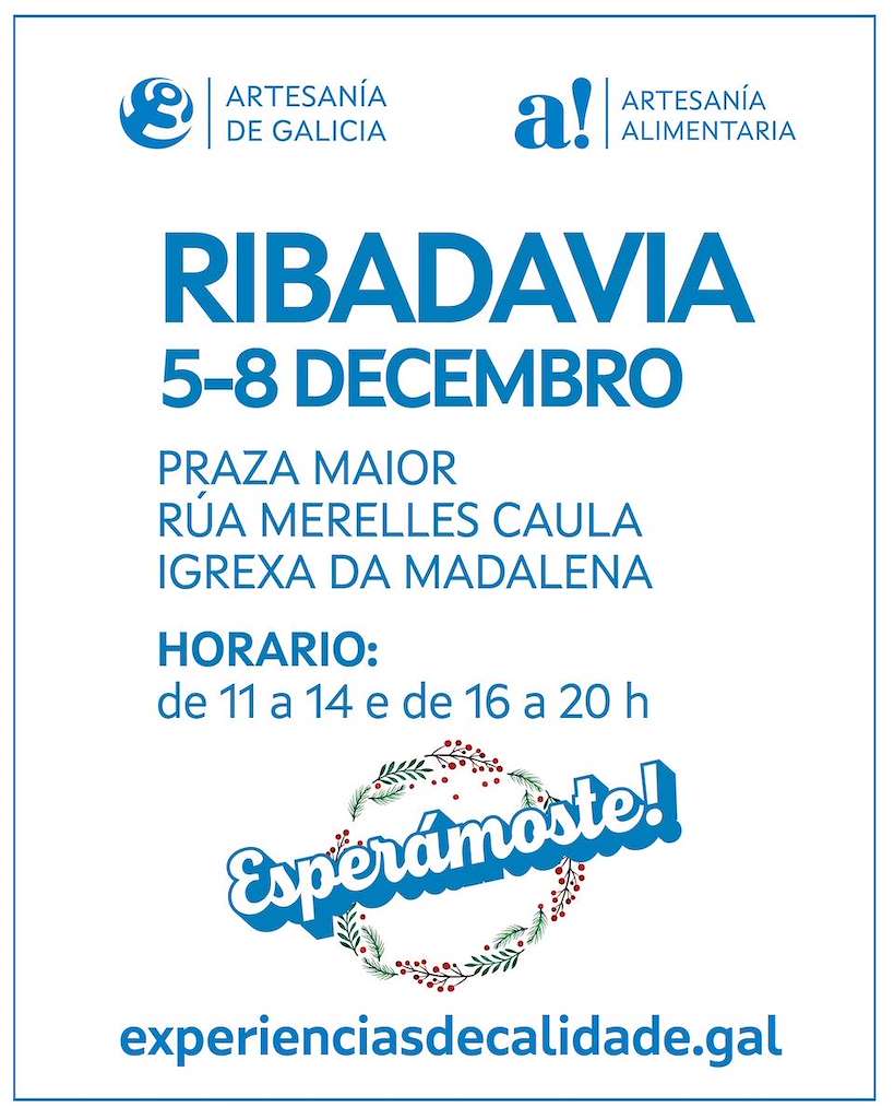 mercado navidad ribadavia experiencias de calidade de galicia