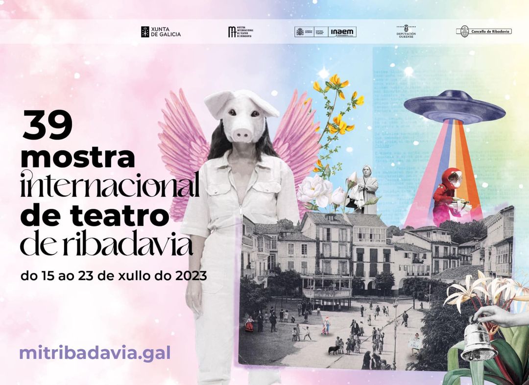 Cartel da Mostra Internacional de Teatro de Ribadavia 2023